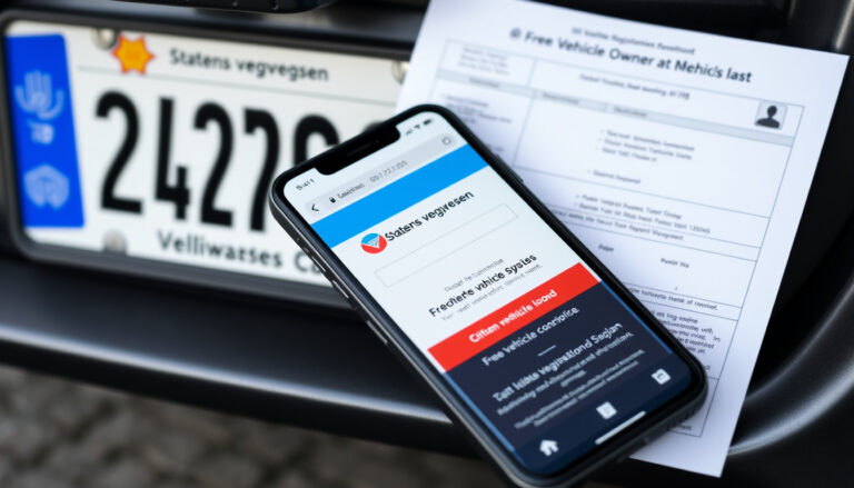 Finne eier av bil gratis – guide via Statens vegvesen