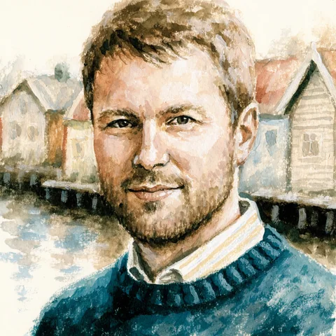Portrett av Sindre Henrik Andreassen
